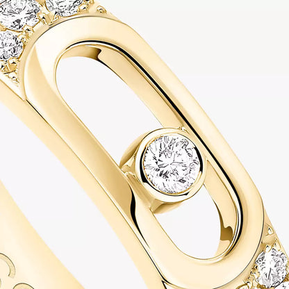 [Love Lucky]Bague de mariage Move Joaillerie pavée diamants