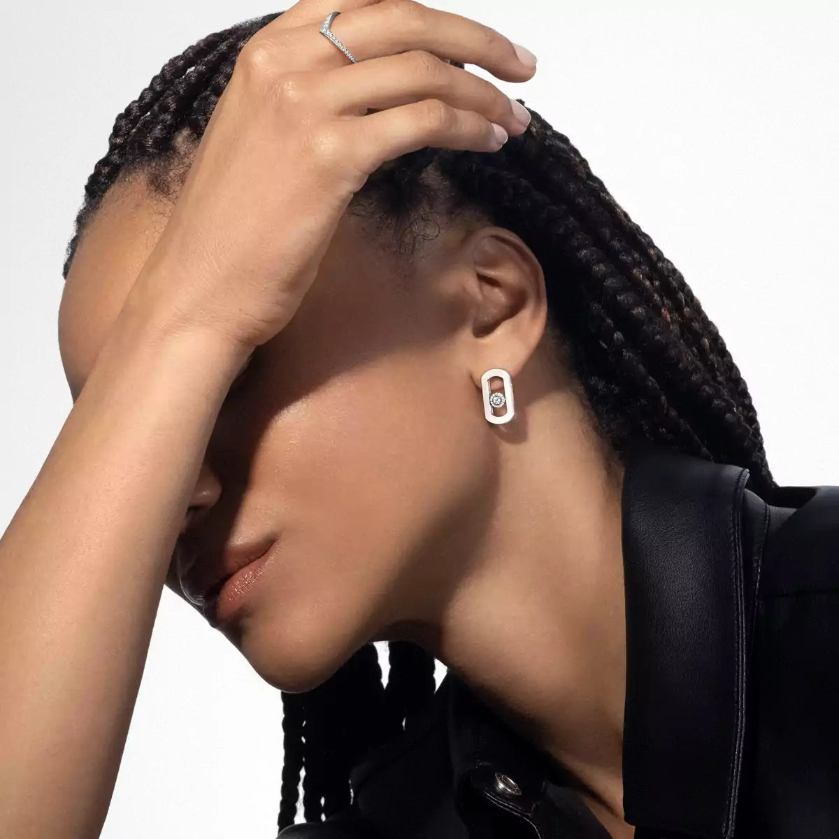 [Love Lucky]So Move Diamond Earrings in Yellow Gold
