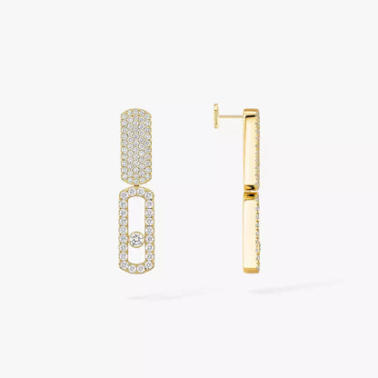 [Love Lucky]Imperial Move SM Diamond Earrings