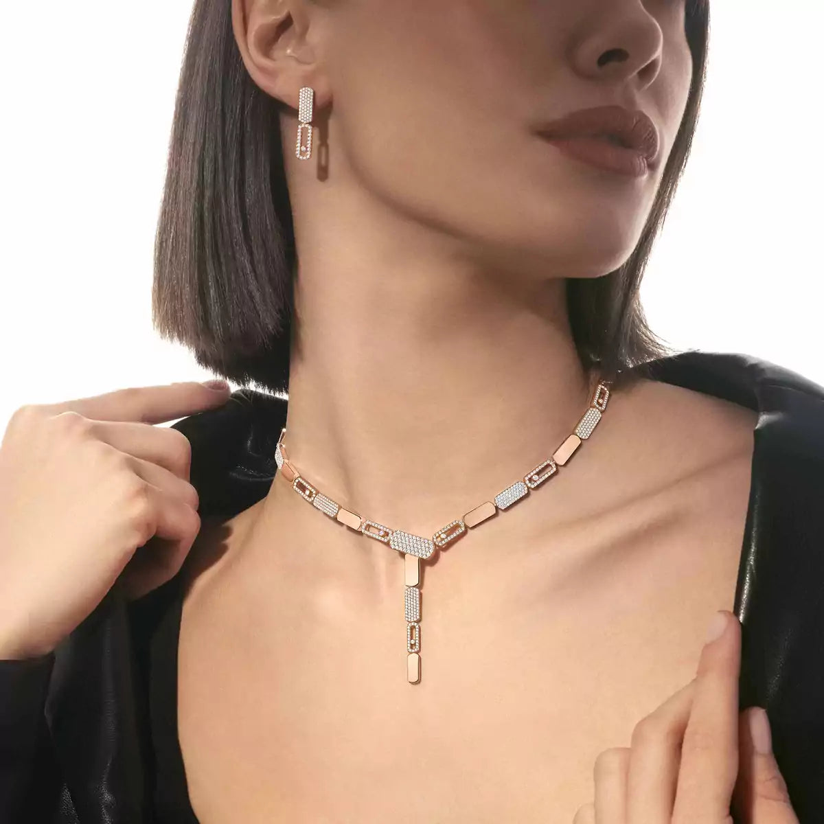 [Love Lucky]Imperial Move SM Diamond Earrings