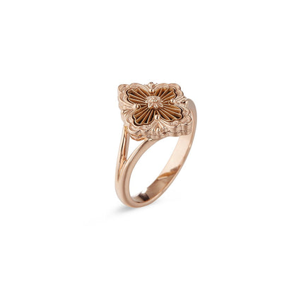 [Love Lucky]OPERA TULLE  RING WITH  ENAMEL BACKGROUND