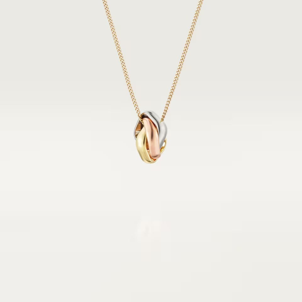 [Love Lucky]TRINITY CUSHION NECKLACE COLLECTION