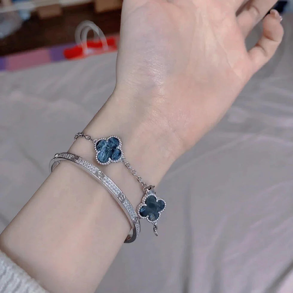 [Love Lucky]CLOVER 5 MOTIF PIETERSITE BRACELET COLLECTION