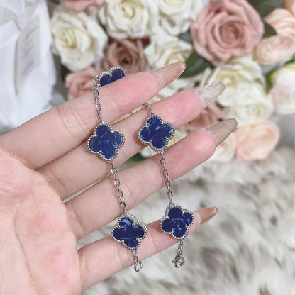 [Love Lucky]CLOVER 5 MOTIF PIETERSITE BRACELET COLLECTION