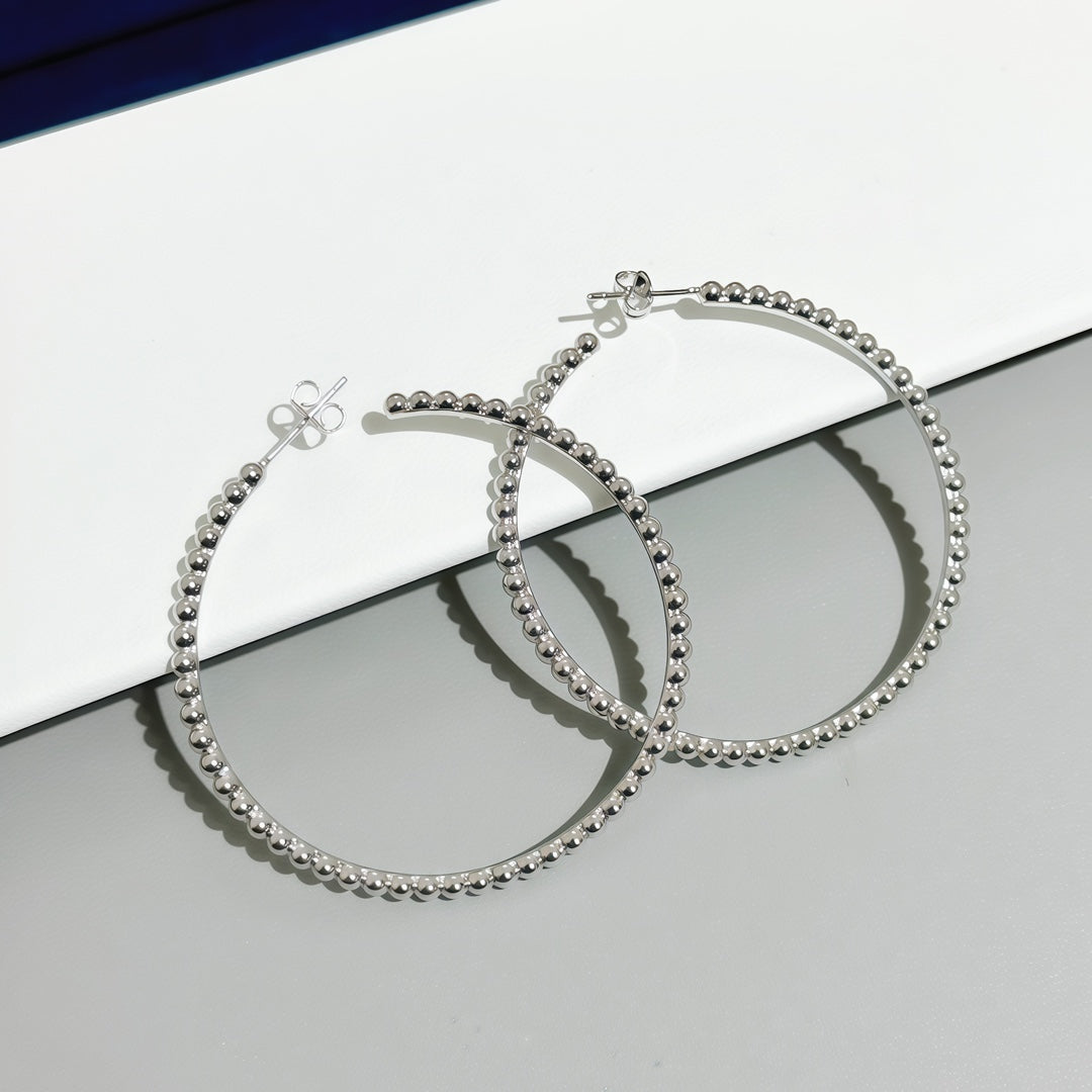 [Love Lucky] SMOOTH BEAD STUD EARRINGS