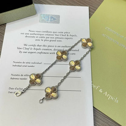[Love Lucky] CLOVER 5 MOTIF LASER BRACELET COLLECTION