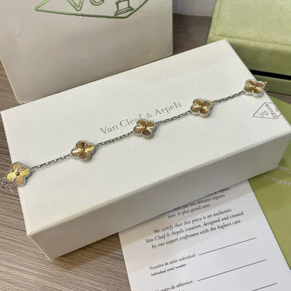 [Love Lucky] CLOVER 5 MOTIF LASER BRACELET COLLECTION