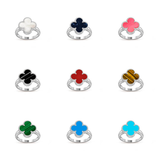 [Love Lucky]CLOVER SILVER RING COLLECTION