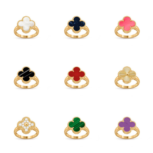 [Love Lucky]CLOVER RING GOLD COLLECTION