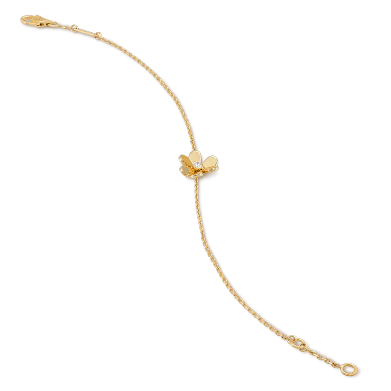 [Love Lucky]FRIVOLE GOLD BLUME ROSA MALACHIT ARMBAND
