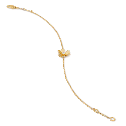 [Love Lucky]FRIVOLE GOLD BLUME ROSA MALACHIT ARMBAND