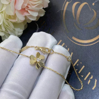 [Love Lucky]FRIVOLE GOLD BLUME ROSA MALACHIT ARMBAND