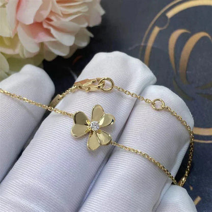 [Love Lucky]FRIVOLE GOLD BLUME ROSA MALACHIT ARMBAND