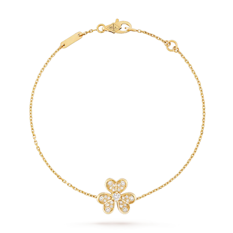 [Love Lucky]FRIVOLE GOLD BLUMEN DIAMANT ARMBAND