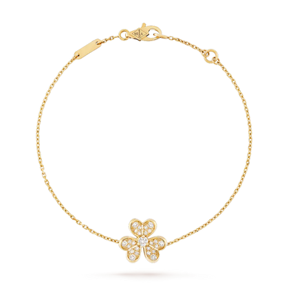 [Love Lucky]FRIVOLE GOLD BLUMEN DIAMANT ARMBAND