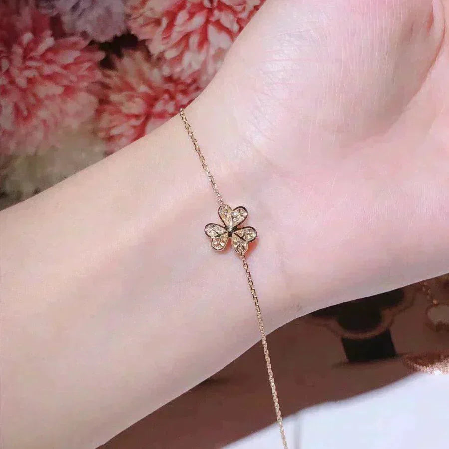 [Love Lucky]FRIVOLE GOLD BLUMEN DIAMANT ARMBAND