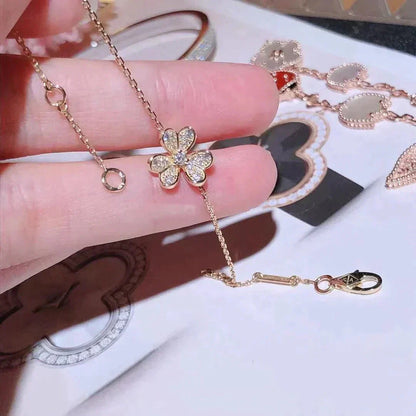 [Love Lucky]FRIVOLE GOLD BLUMEN DIAMANT ARMBAND