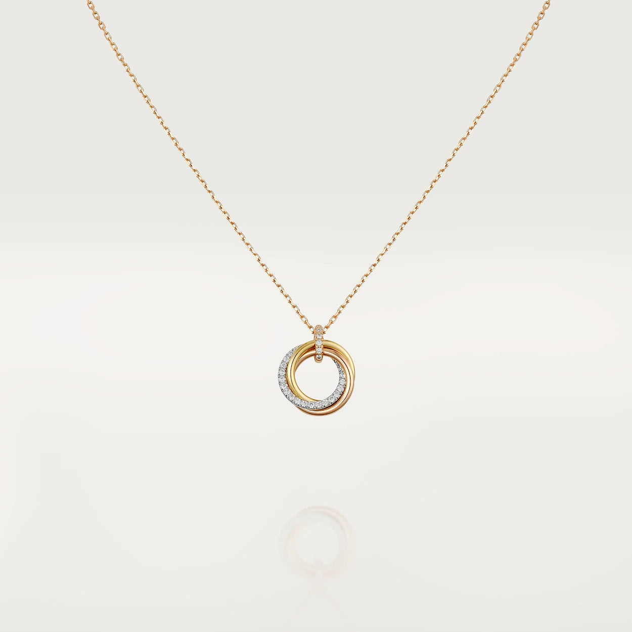 [Love Lucky]TRINITY HALSKETTE SILBER GOLD ROTGOLD DIAMANTEN 