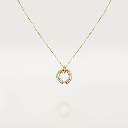 [Love Lucky]TRINITY HALSKETTE SILBER GOLD ROTGOLD DIAMANTEN 