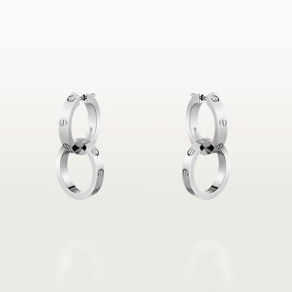 [Love Lucky]LOVE 3.3MM DANGLE EARRINGS