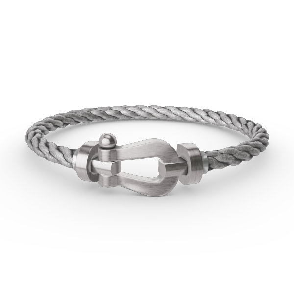 [Love Lucky]FORCE LARGE HORSESHOE NO DIAMOND BRACELET SILVER