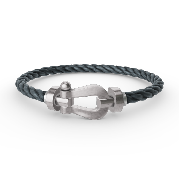[Love Lucky]FORCE LARGE HORSESHOE NO DIAMOND BRACELET SILVER