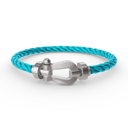 [Love Lucky]FORCE LARGE HORSESHOE NO DIAMOND BRACELET SILVER