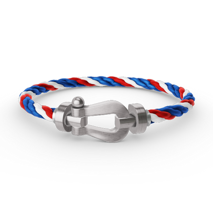 [Love Lucky]FORCE LARGE HORSESHOE NO DIAMOND BRACELET SILVER