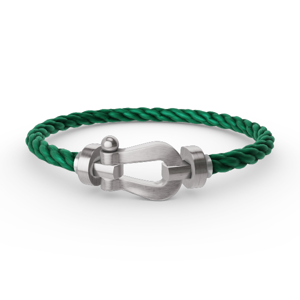 [Love Lucky]FORCE LARGE HORSESHOE NO DIAMOND BRACELET SILVER