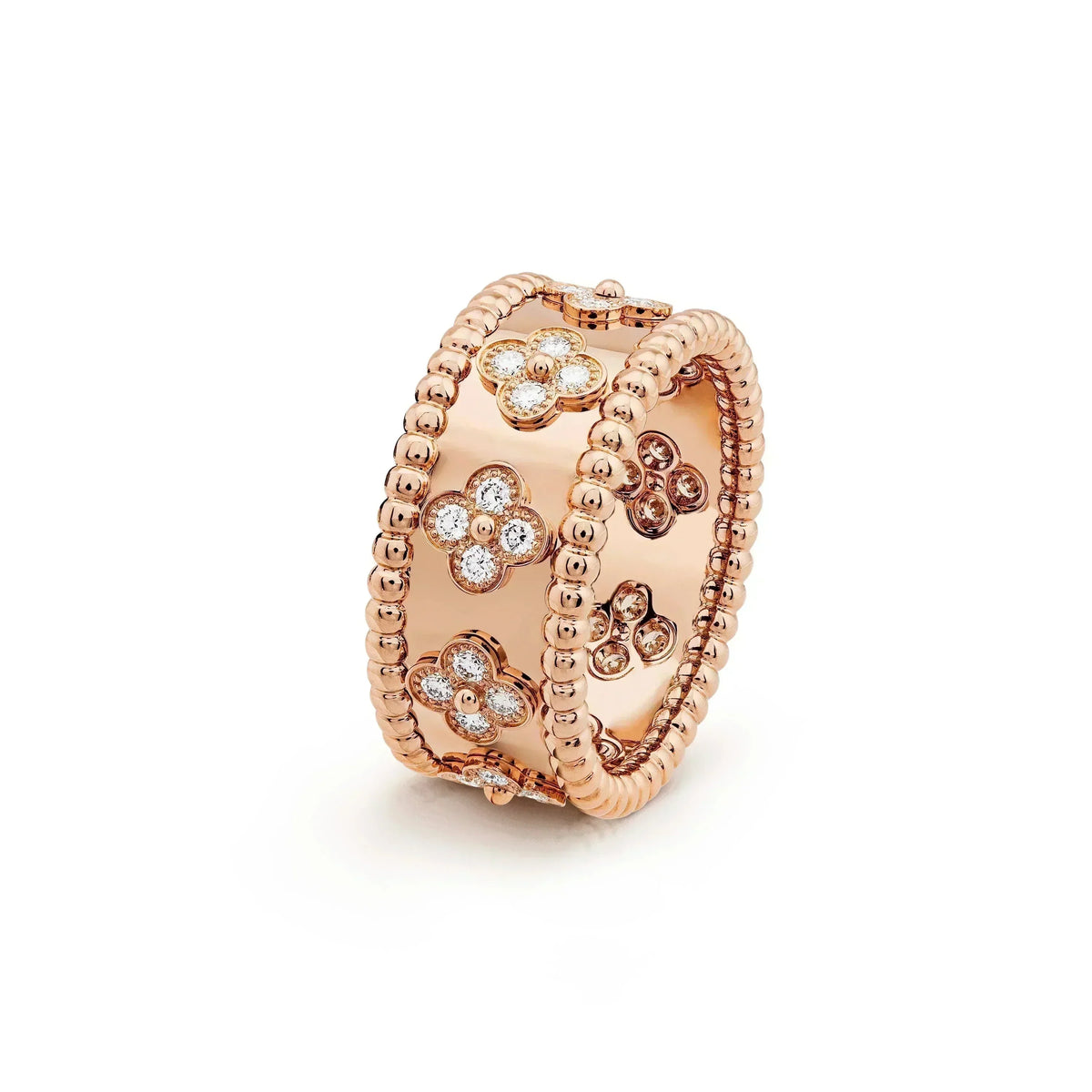 [Love Lucky]BAGUE CALÉIDOSCOPE TRÈFLE 10MM
